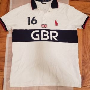 Polo Ralph Lauren slim fit Great Britain polo shirt, Mens M